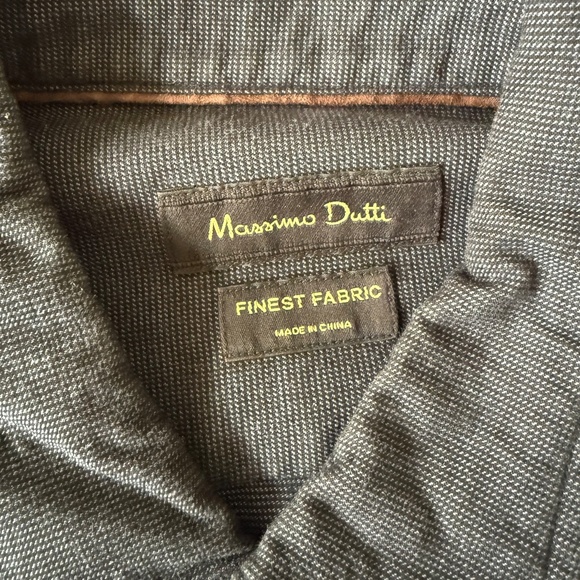 Massimo Dutti Button Up Shirt Mens Large - Picture 5 of 8